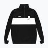 Мъжка блуза PROSTO Half Zip Sweatshirt черен KL222MSWE1132