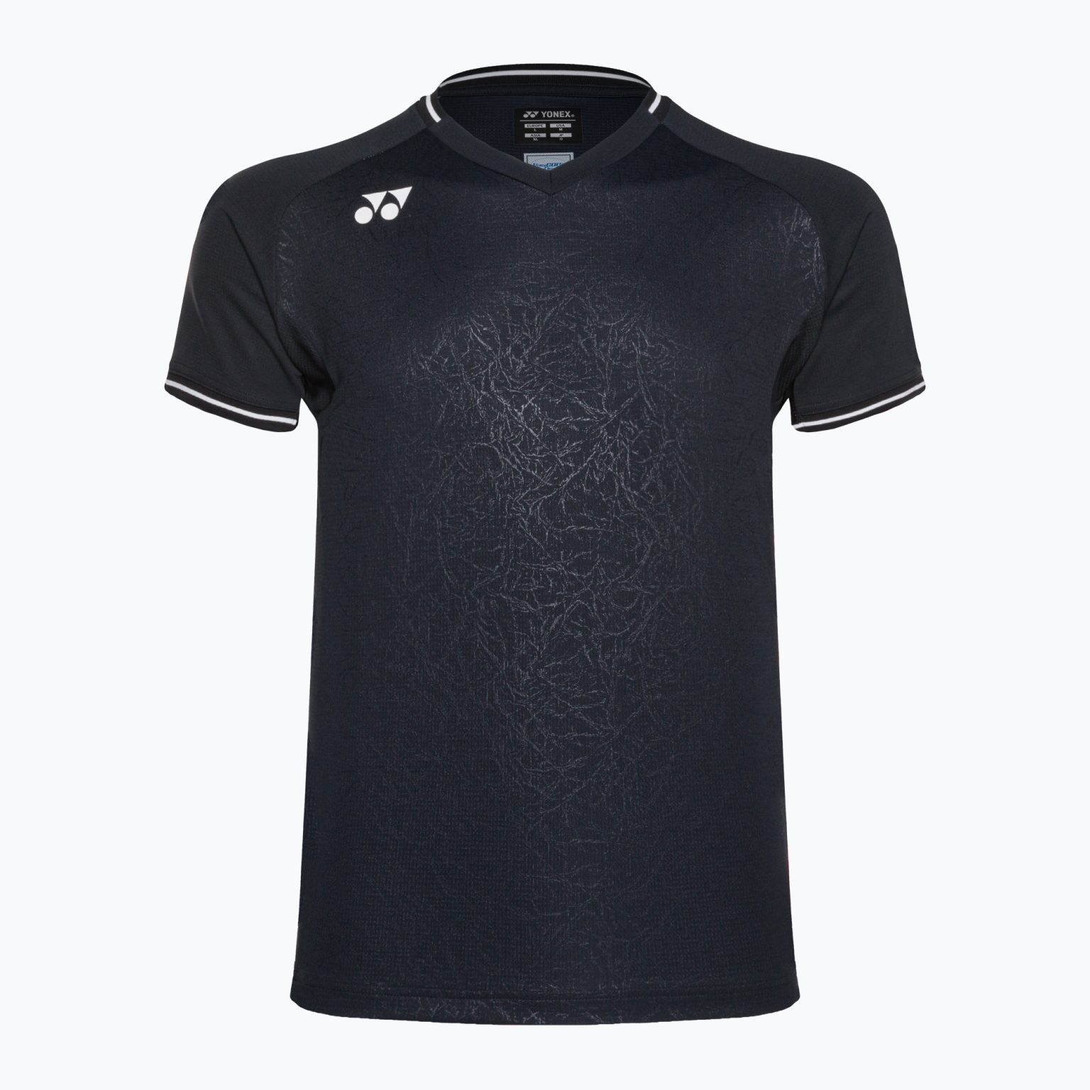 Мъжка тениска за тенис YONEX Crew Neck black CPM105183B