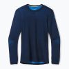 Мъжка термо тениска Smartwool Intraknit Merino 200 Crew тъмносиня 19286
