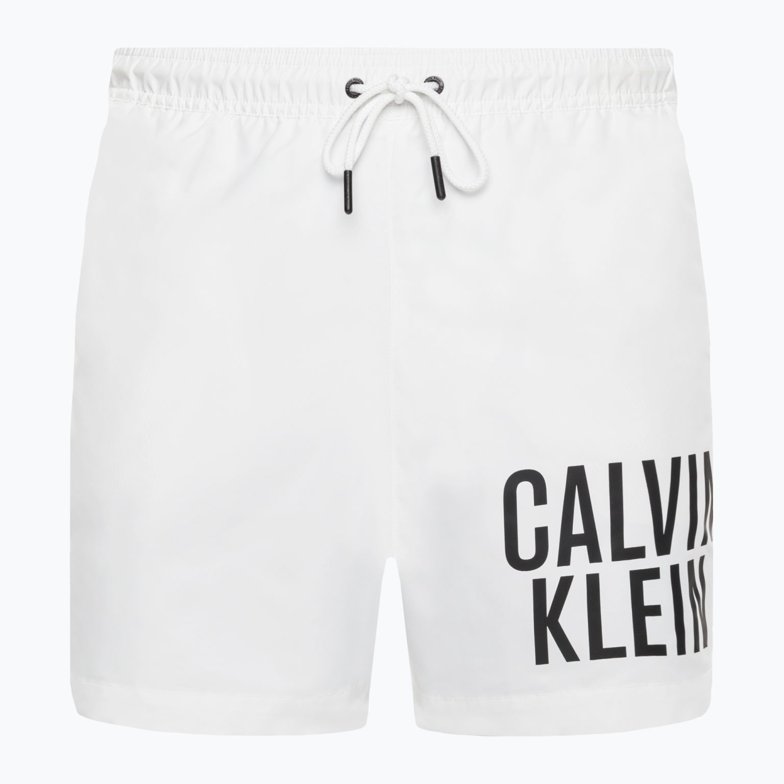 Мъжки къси панталони за плуване Calvin Klein Medium Drawstring white