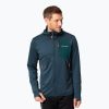 Мъжки суитшърт VAUDE Monviso Fleece II dark sea/green