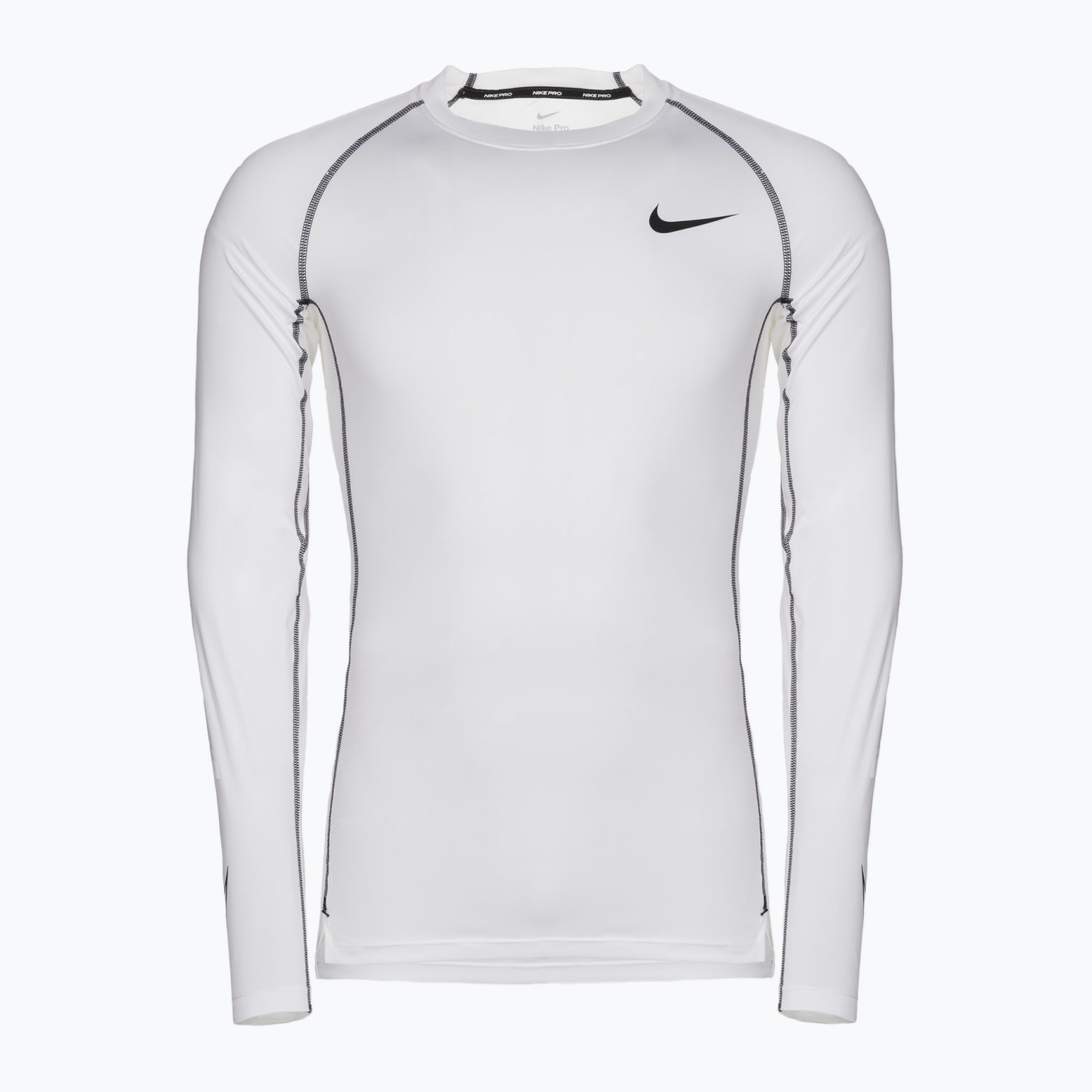 Мъжки тренировъчен потник с дълъг ръкав Nike Pro Dry-Fit Tight Top white DD1990-100