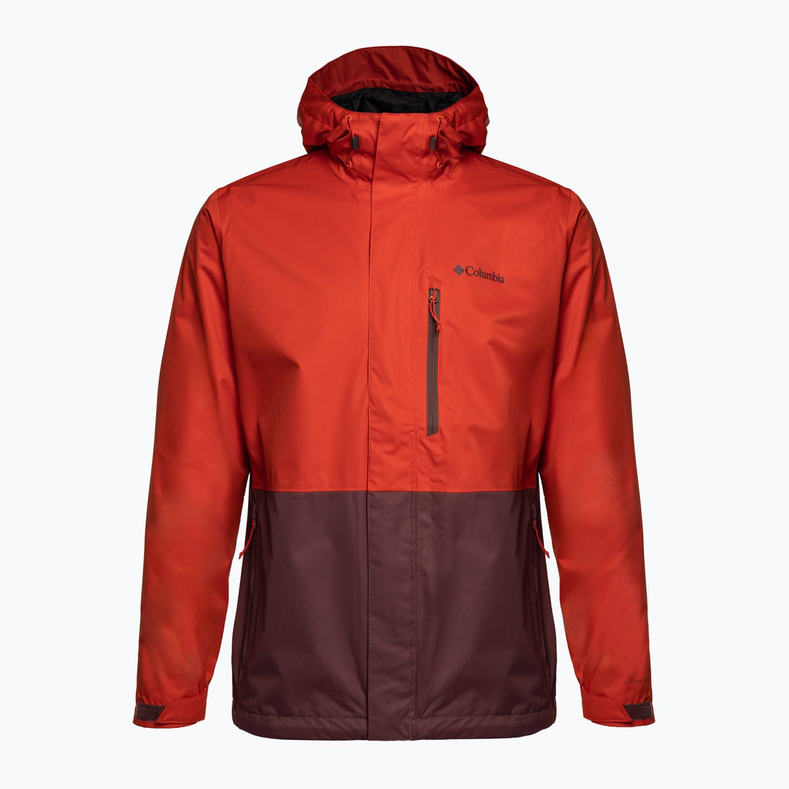 Мъжко дъждобранно яке Columbia Hikebound червено 1988621839