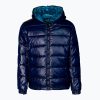 Мъжко яке с пух Pitbull West Coast Quilted Hooded Shine dark navy