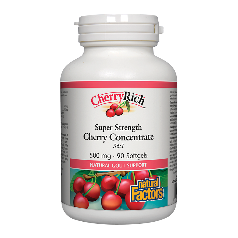 При подагра - Череша супер концентрат - CherryRich™ 500 mg