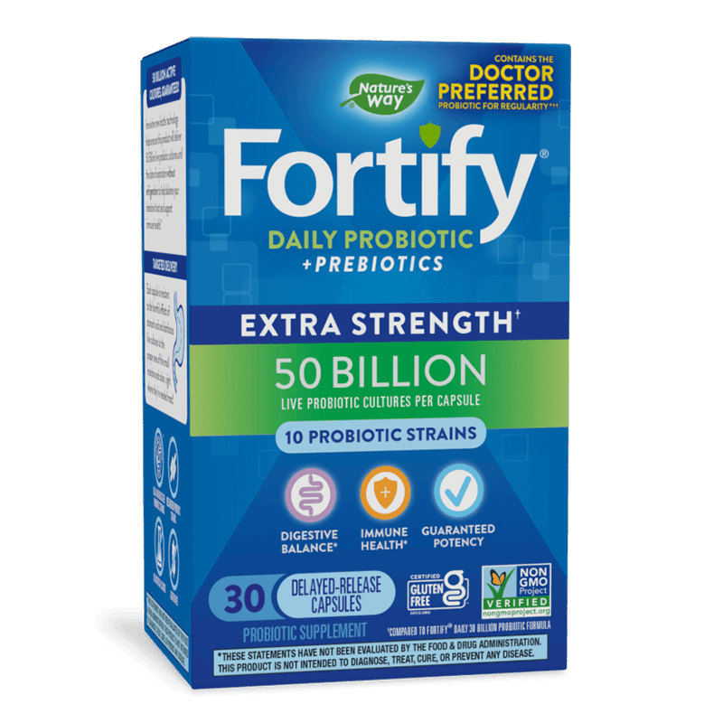 Пробиотик + пребиотици – високо дозирани - Fortify Probiotic Extra Strength