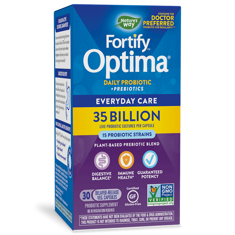 Пробиотик + пребиотици – ежедневна грижа - Fortify Optima Probiotic Everyday Care