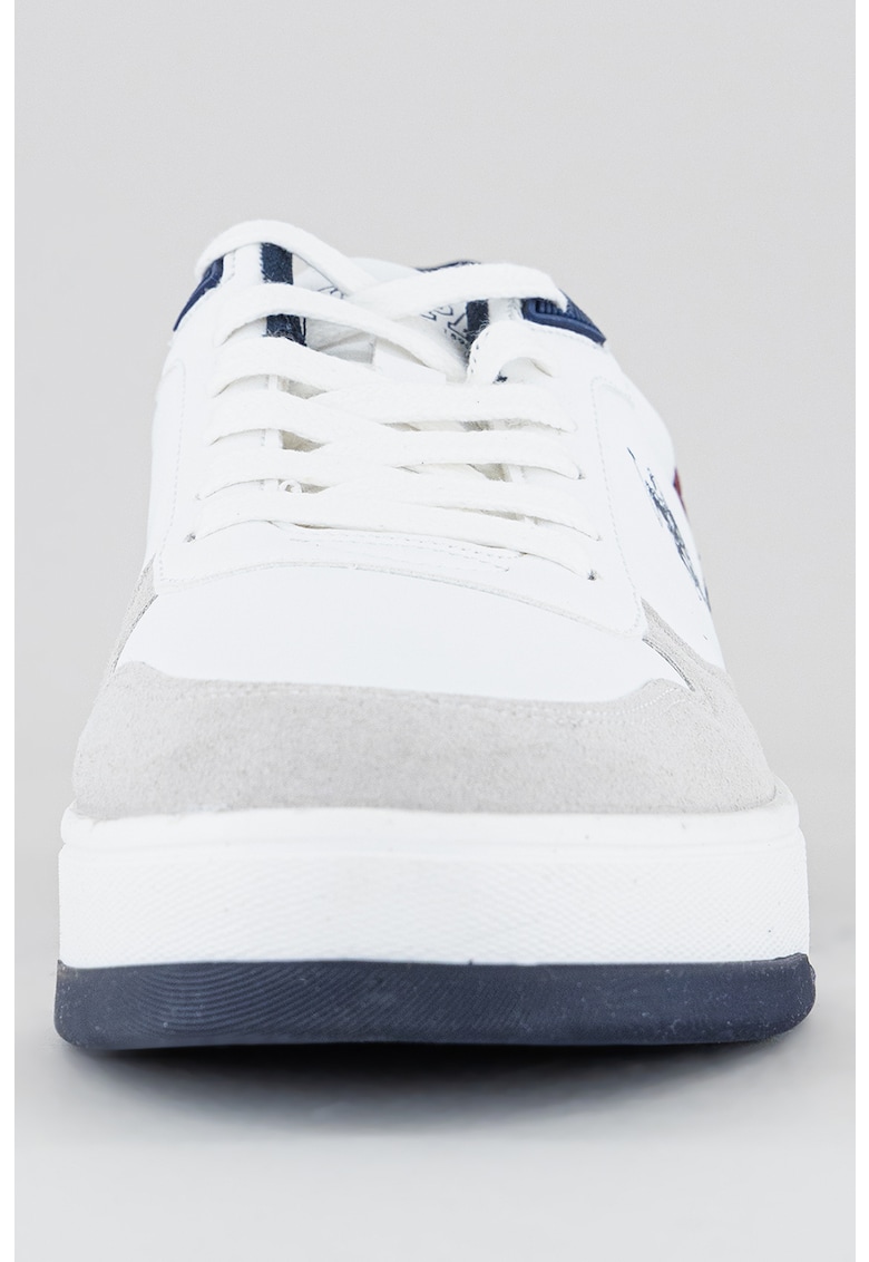 Спортни обувки от еко кожа с цветен блок US Polo Assn