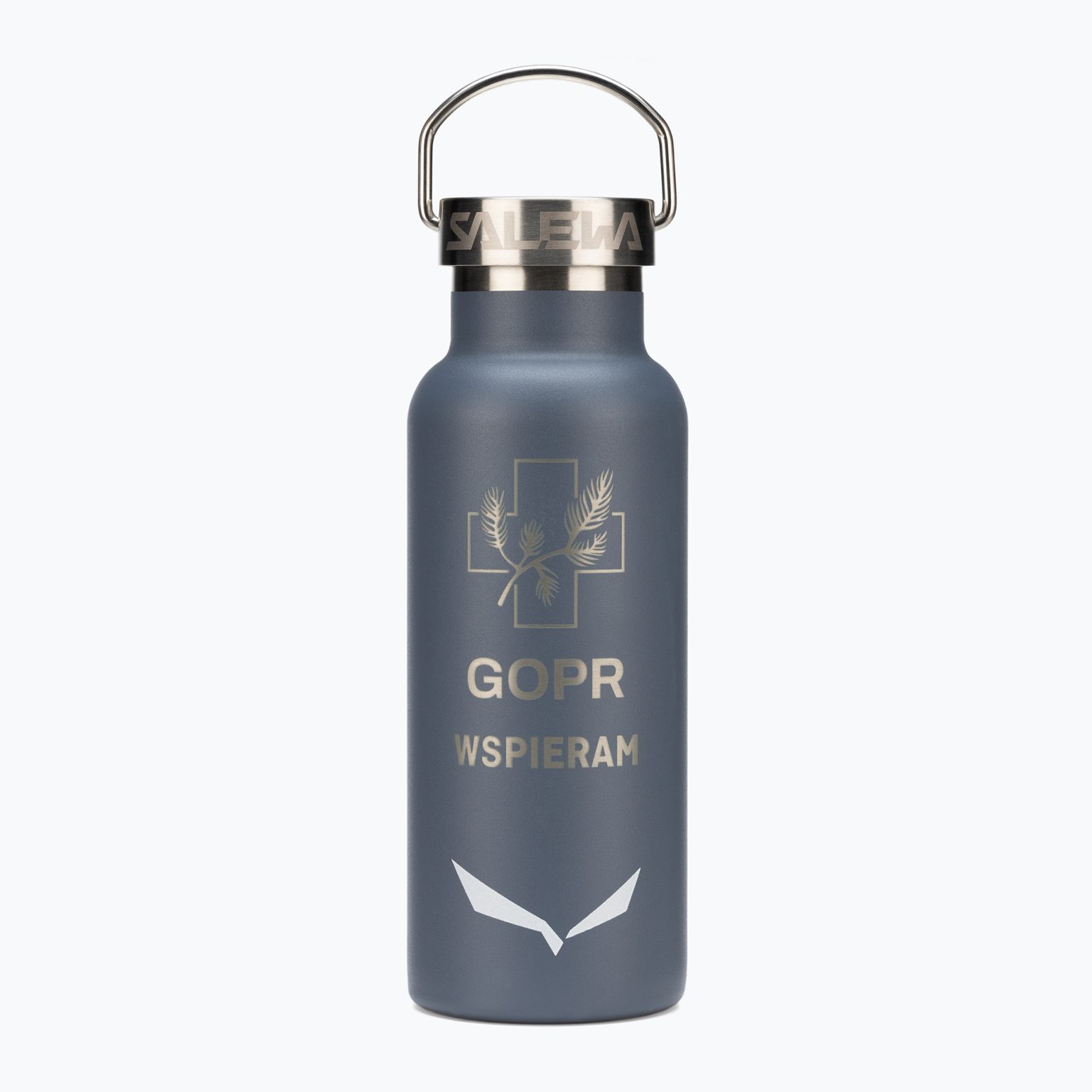 Термобутилка Salewa Valsura Insul BTL #SupportGOPR 450ml сива 00-0000000518