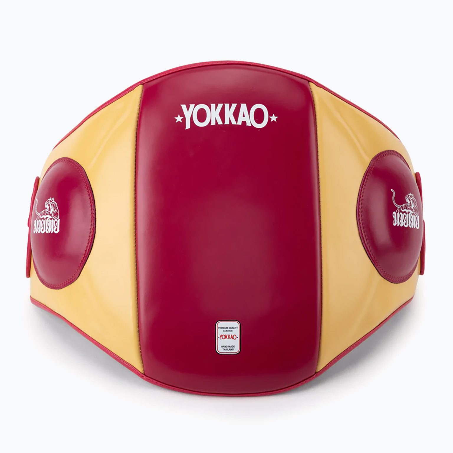 Ударно-тренировъчен колан YOKKAO червен/жълт BYPL-21