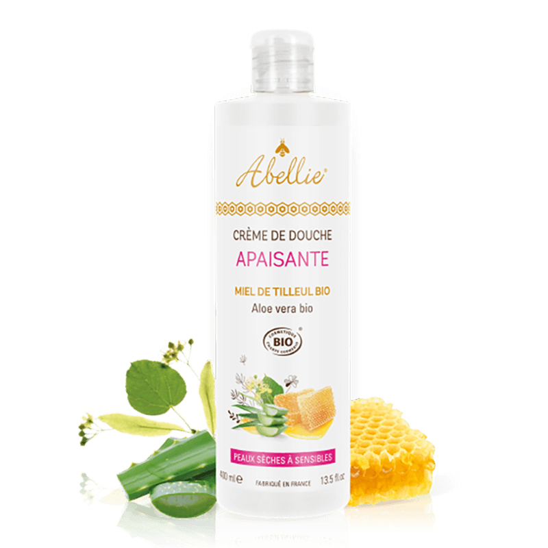 Успокояващ душ за тяло крем с мед и алое вера Organic