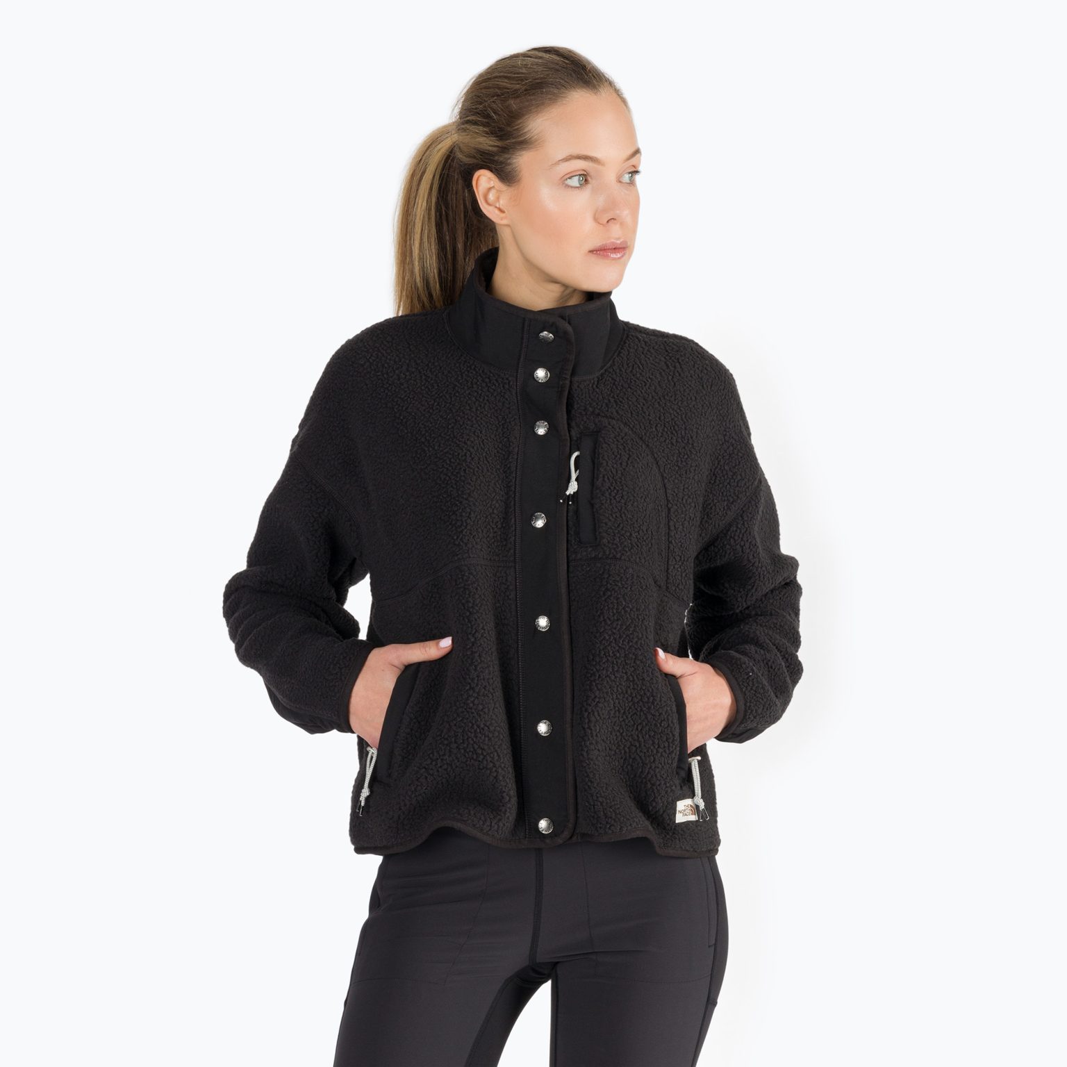 Флийс суитшърт за жени The North Face Cragmont Fleece black NF0A5A9LJK31