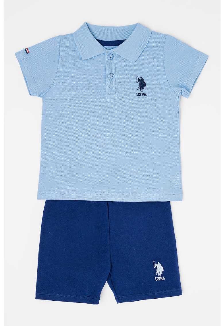 Tениска с яка и къс панталон US Polo Assn