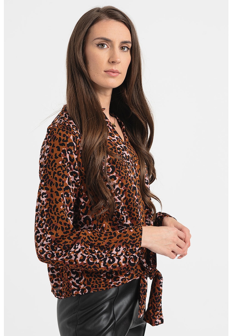 Блуза от вискоза с дизайн с възел Scotch  Soda