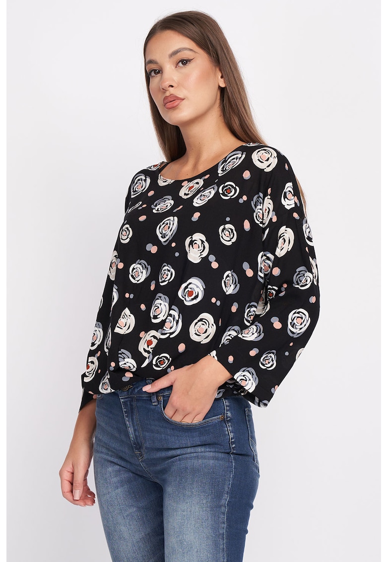 Блуза с овално деколте и десен Lee Cooper