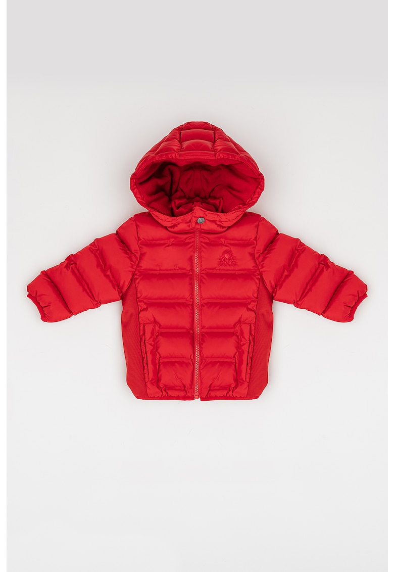 Ватирано зимно яке с качулка United Colors of Benetton