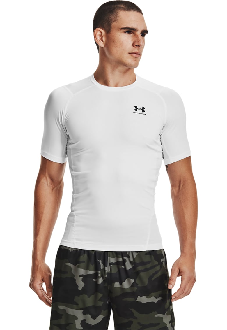 Слим фитнес тениска с лого Under Armour