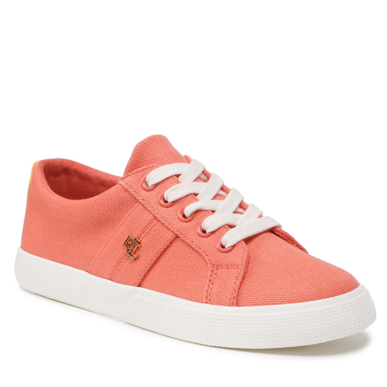 Гуменки Lauren Ralph Lauren в Коралов цвят