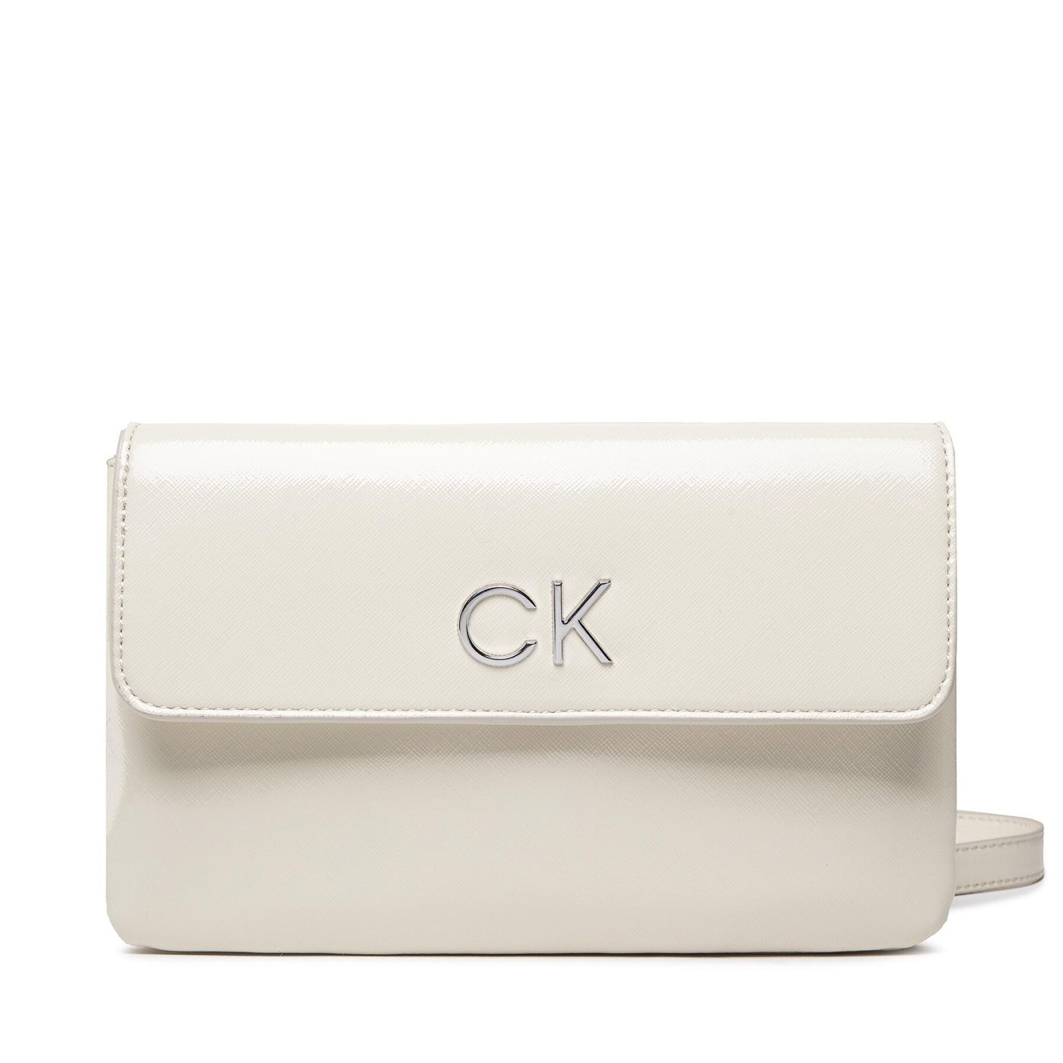 Дамска чанта Calvin Klein в Бял цвят
