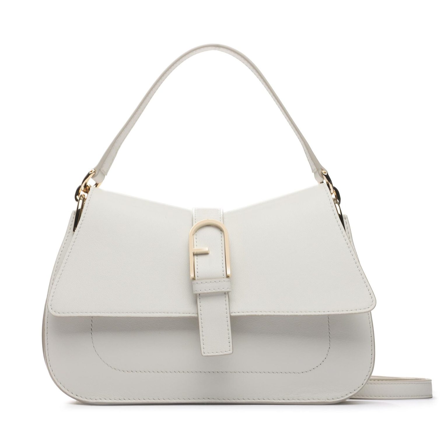 Дамска чанта Furla в Екрю цвят