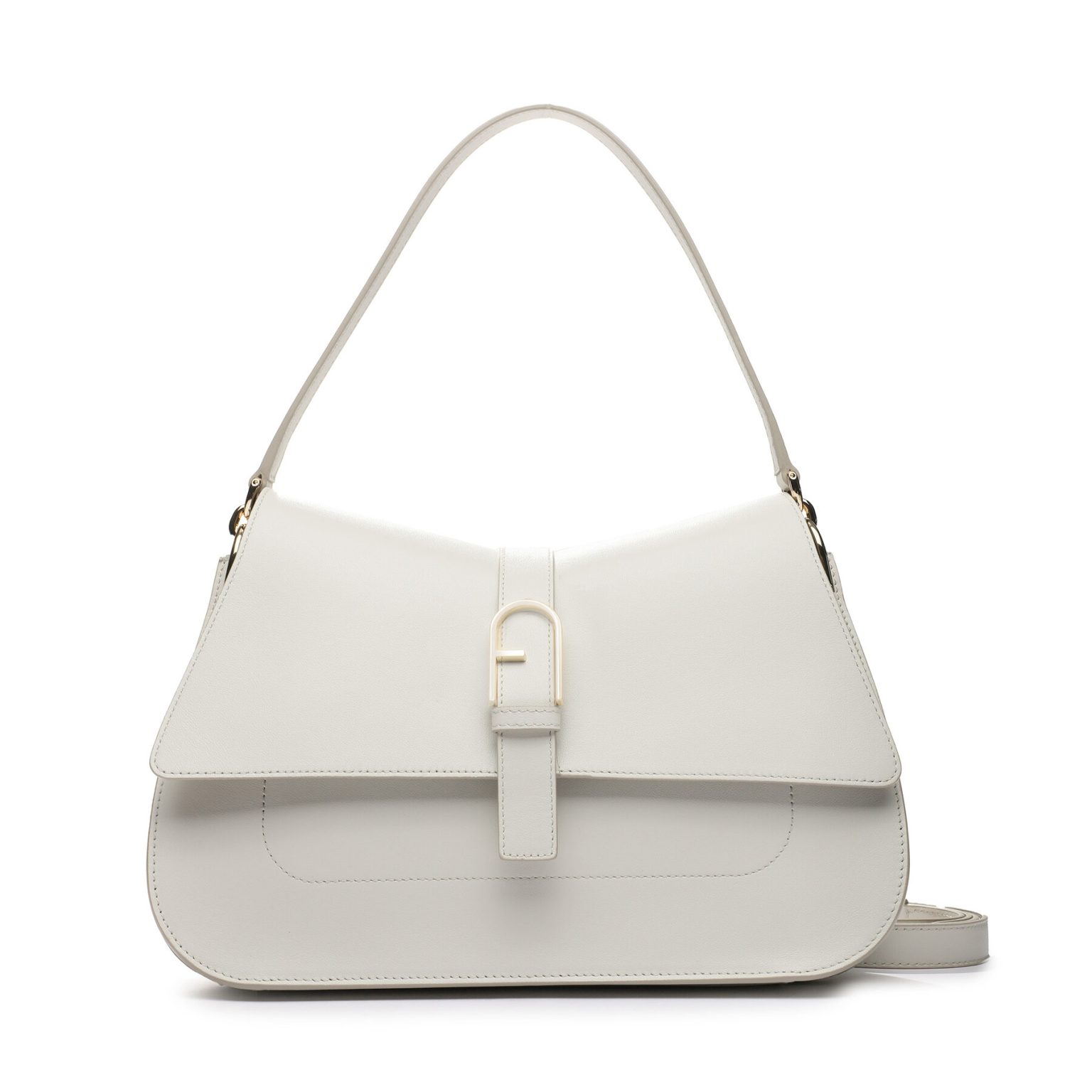 Дамска чанта Furla в Екрю цвят