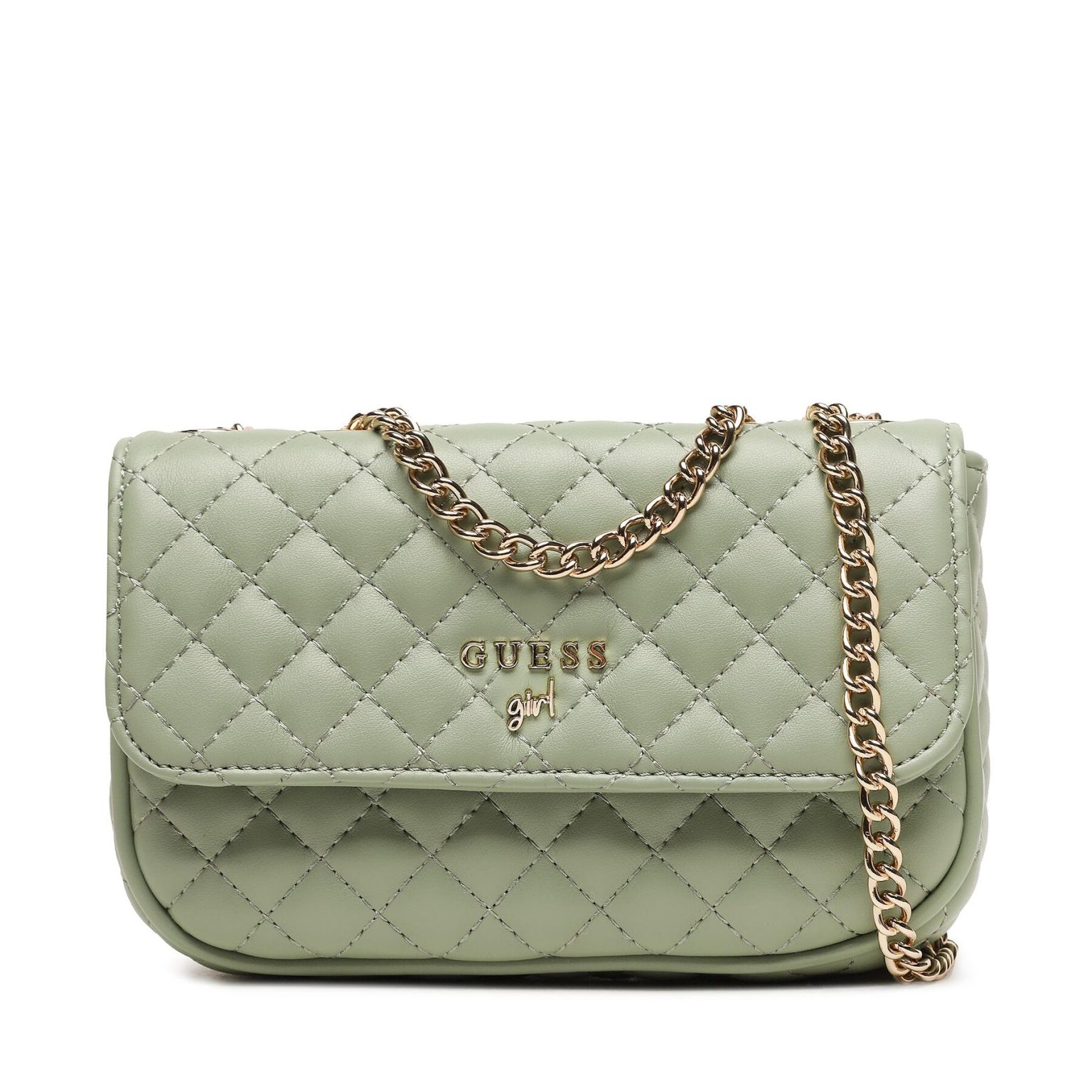 Дамска чанта Guess в Зелен цвят