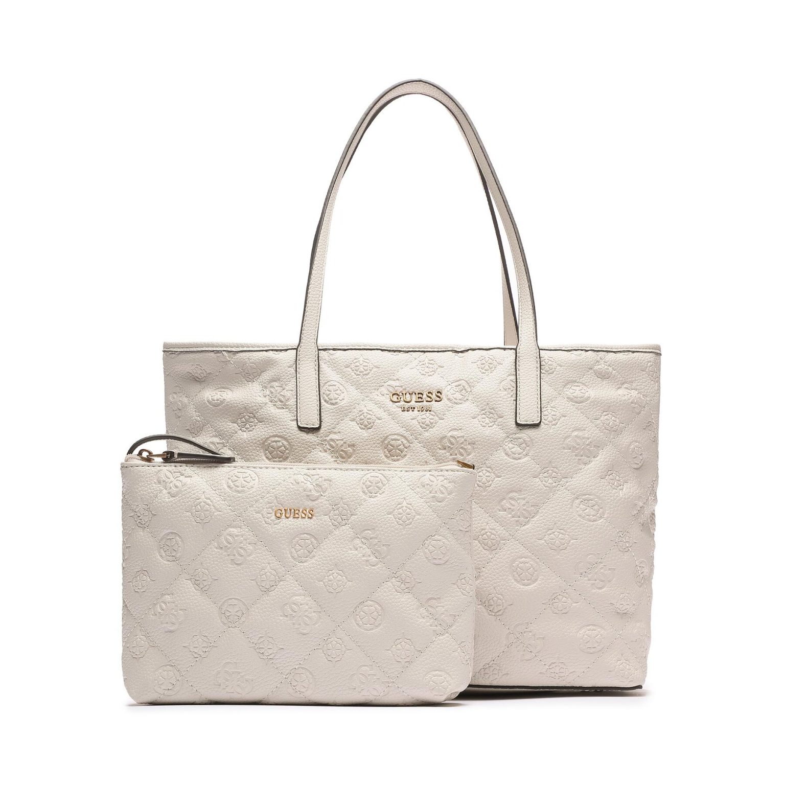 Дамска чанта Guess в Бежов цвят
