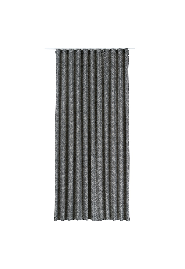 Драперия Sesimbra -  Interior - С халки - Жакард - 135x260 см - Сив Mendola