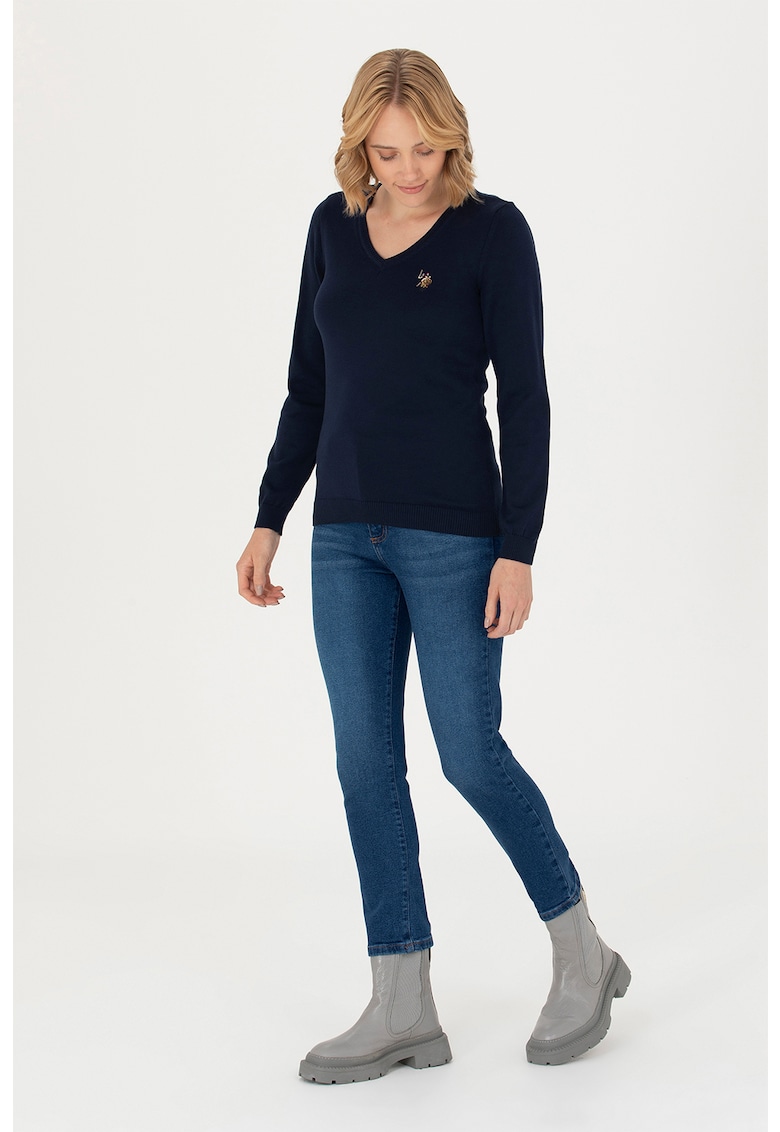 Дънки над глезена със средновисока талия US Polo Assn