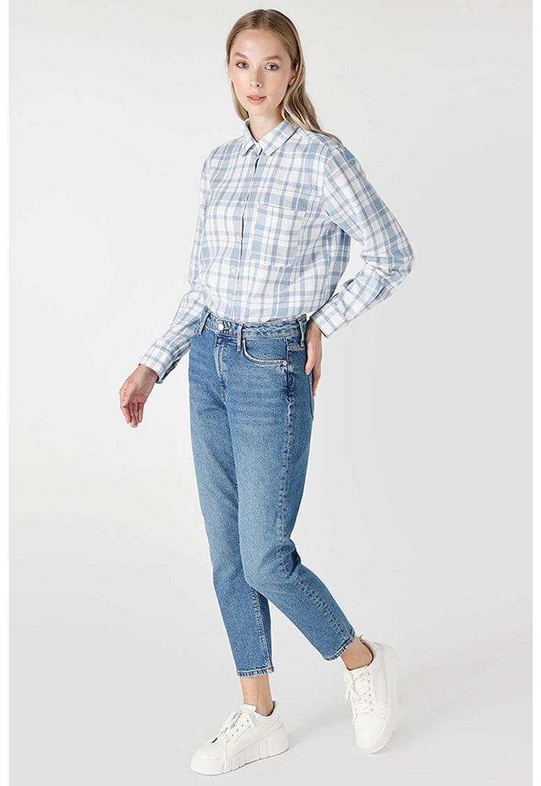 Дънки стил Mom Fit над глезена COLINS