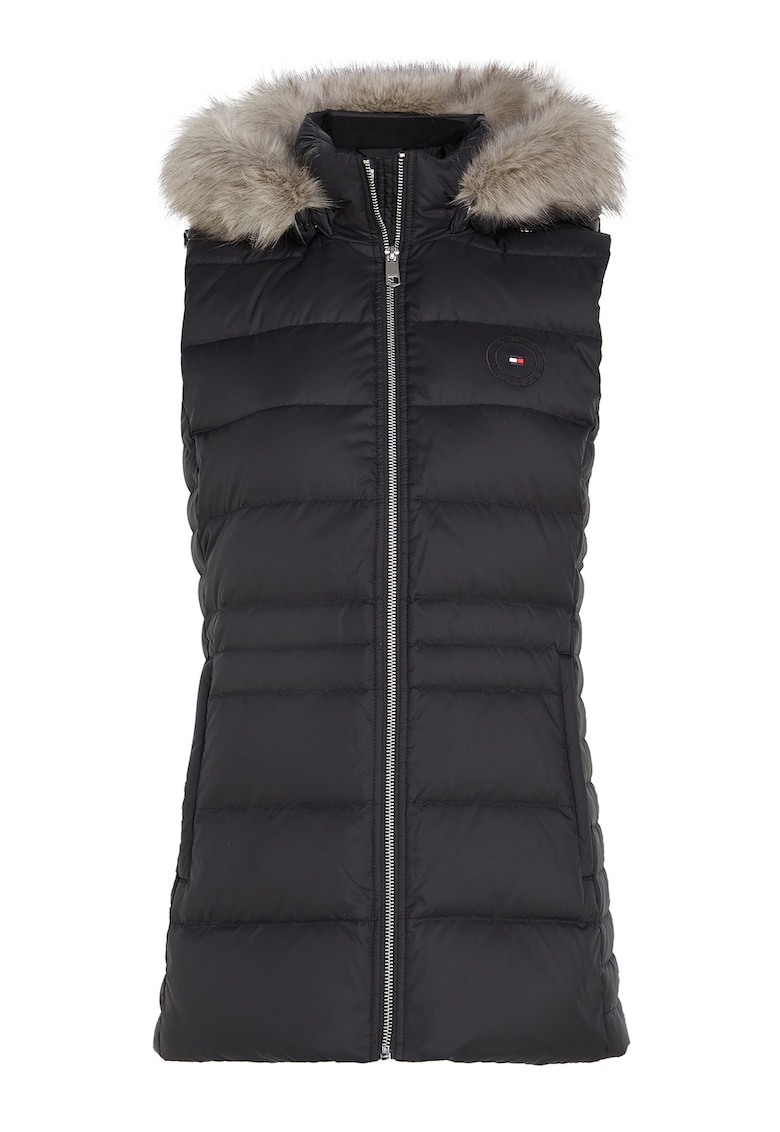 Капитониран елек с качулка Tommy Hilfiger