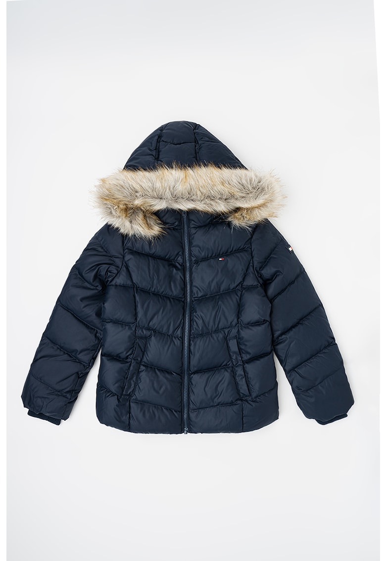 Капитонирано зимно яке с отделяща се качулка Tommy Hilfiger