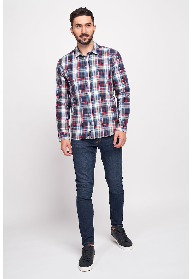 Карирана риза с дълги ръкави Lee Cooper