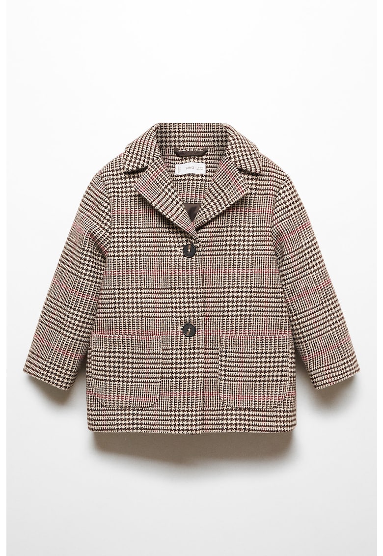 Карирано палто Manuela Mango