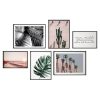Комплект декоративни картини Модел 29 - Рамка MDF - 3 броя: 33x48 см - 3 броя: 20x30 см Vavien Artwork