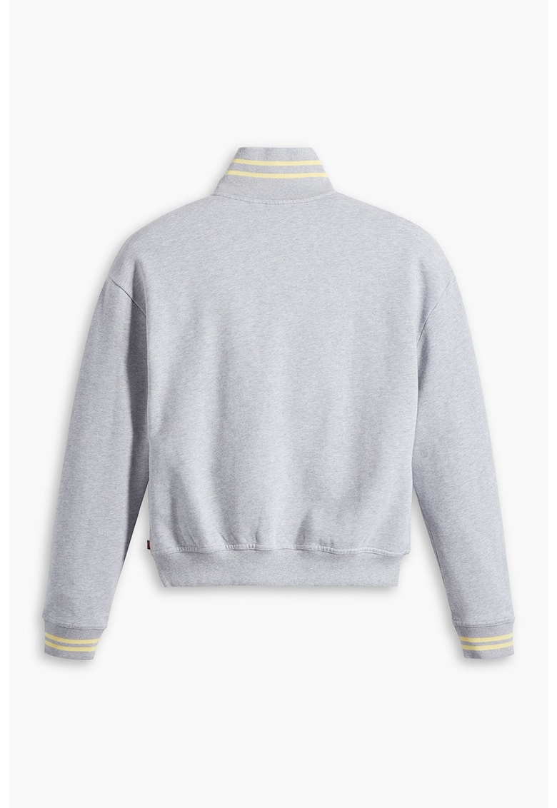 Памучен суитшърт с къс цип Levis