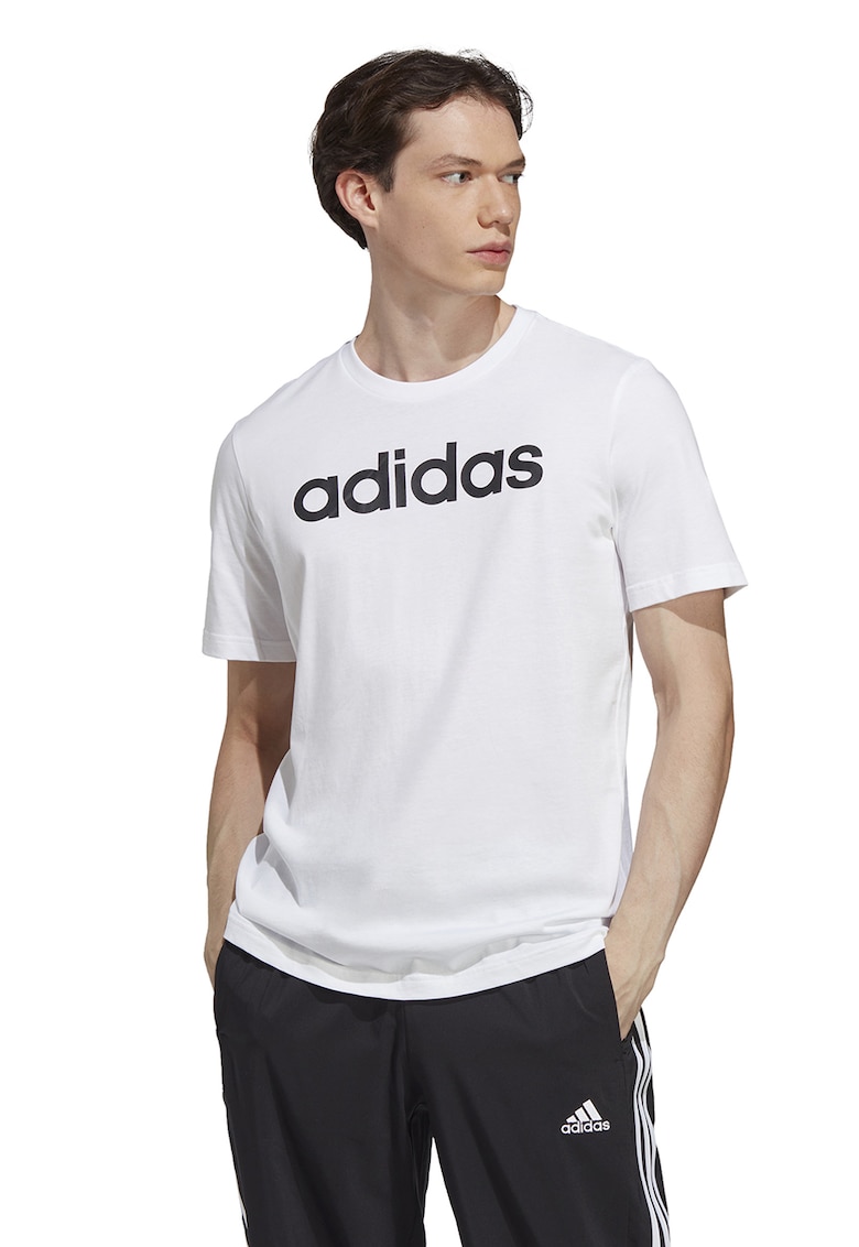 Памучна тениска Essentials с лого adidas Sportswear