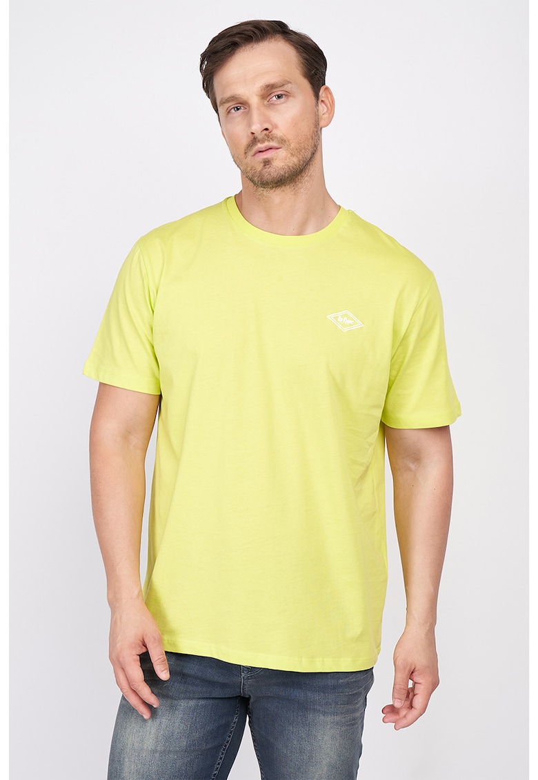 Памучна тениска с овално деколте Lee Cooper