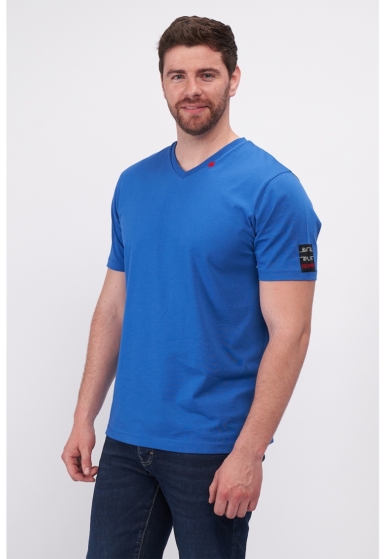 Памучна тениска с шпиц Lee Cooper