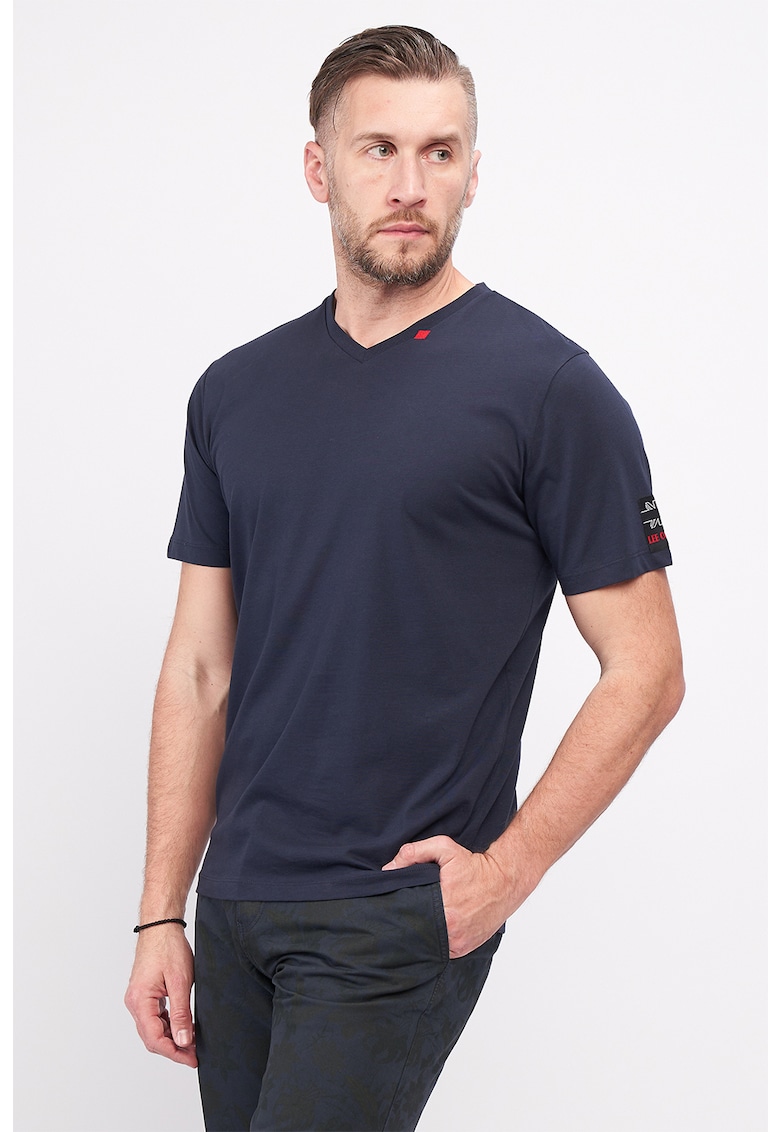 Памучна тениска с шпиц Lee Cooper
