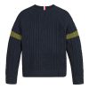 Плетен пуловер с памук Tommy Hilfiger