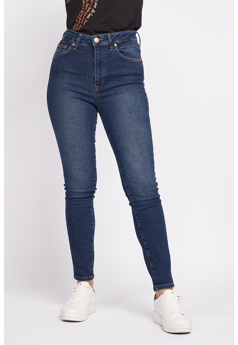 Прилепнали дънки с висока талия Lee Cooper