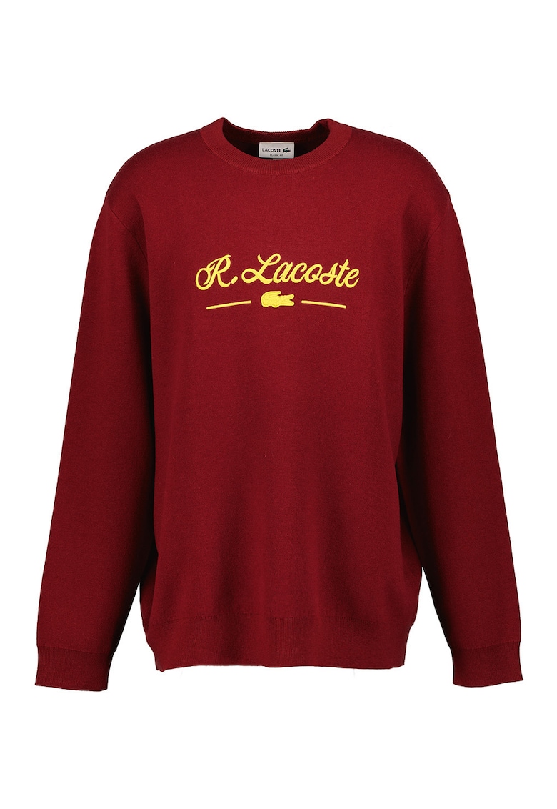 Пуловер с вълна и лого Lacoste