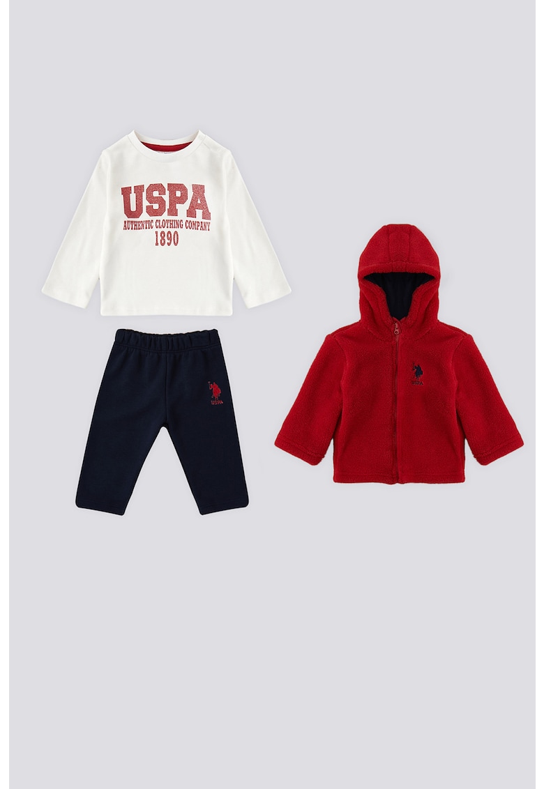 Пухени яке - блуза и спортен панталон US Polo Assn