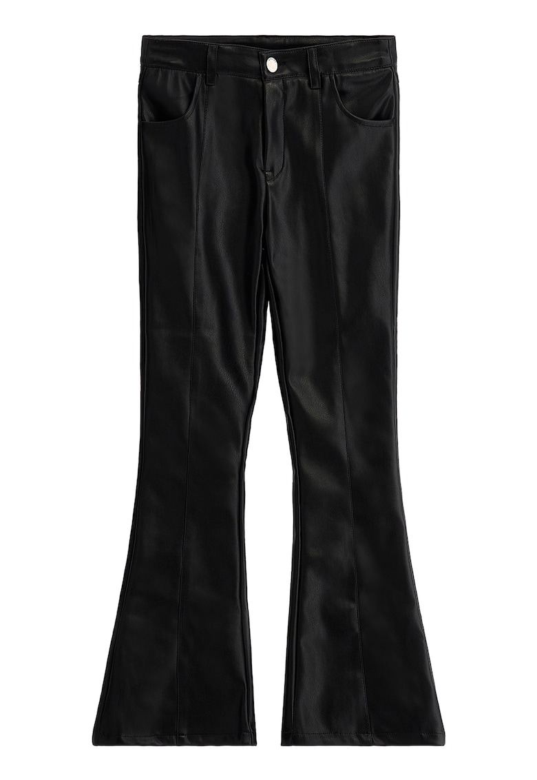 Разкроен панталон от еко кожа GUESS JEANS