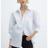 Разкроени дънки Kate с ниска талия Mango
