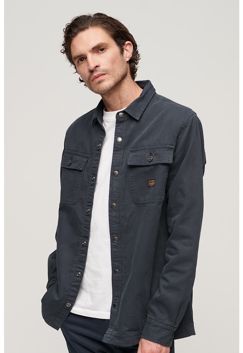 Риза Ovin с джобове с капаче SUPERDRY