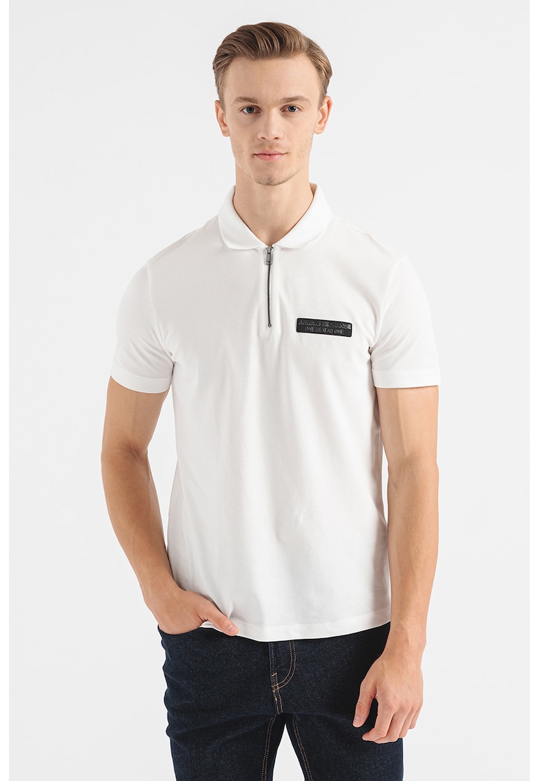 Риза с яка и цип ARMANI EXCHANGE