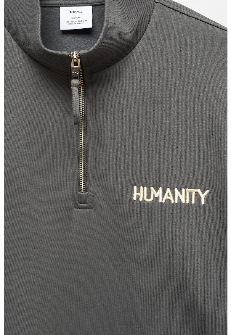 Суитшърт Humanp с бродерия Mango