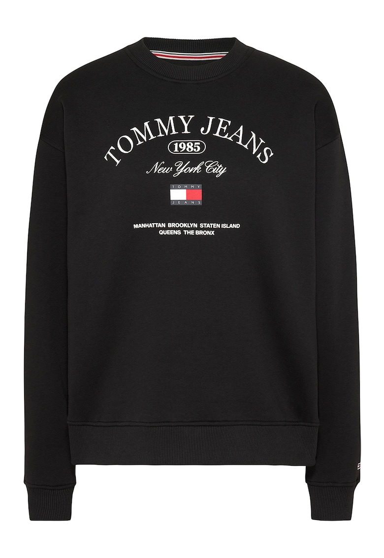Суитшърт с овално деколте и лого Tommy Jeans